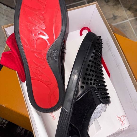 Christian Louboutin Other - Christian Louboutin Black and Red Men's Shoes